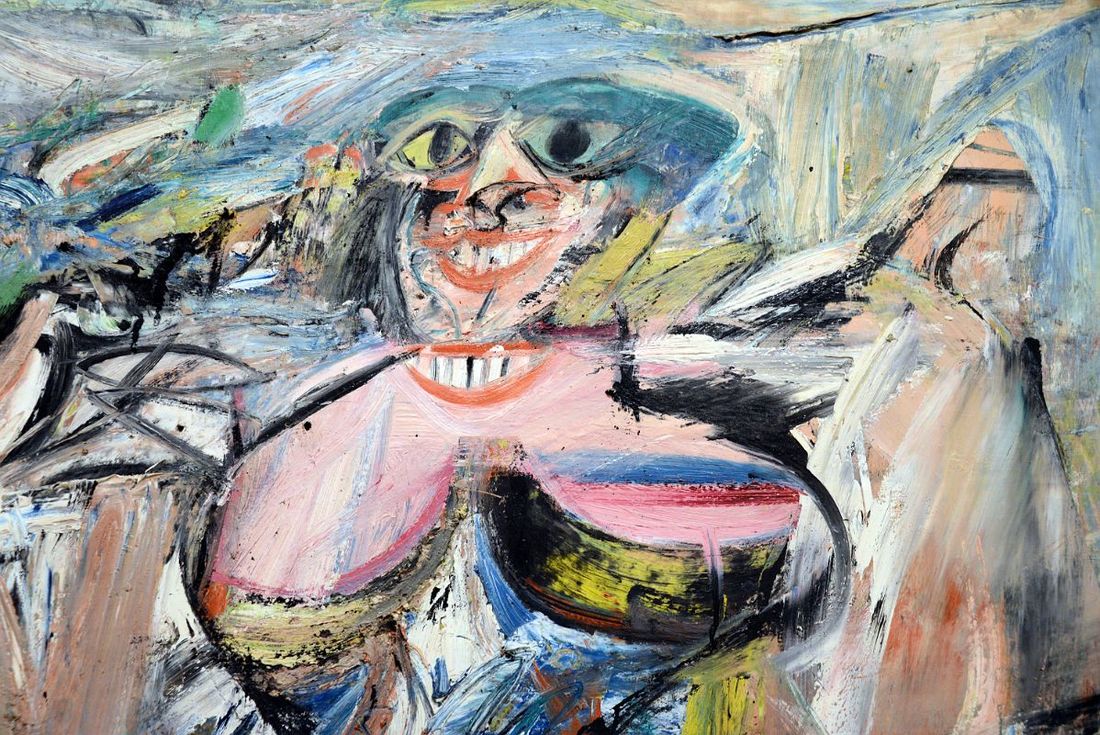 De kooning woman and bicycle